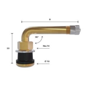 TR573C ventil bezdušový pro nákladní,stavební disk pr.16mm