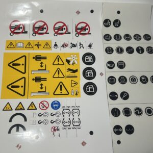 Sada bezpečnostního značení (samolepky)
